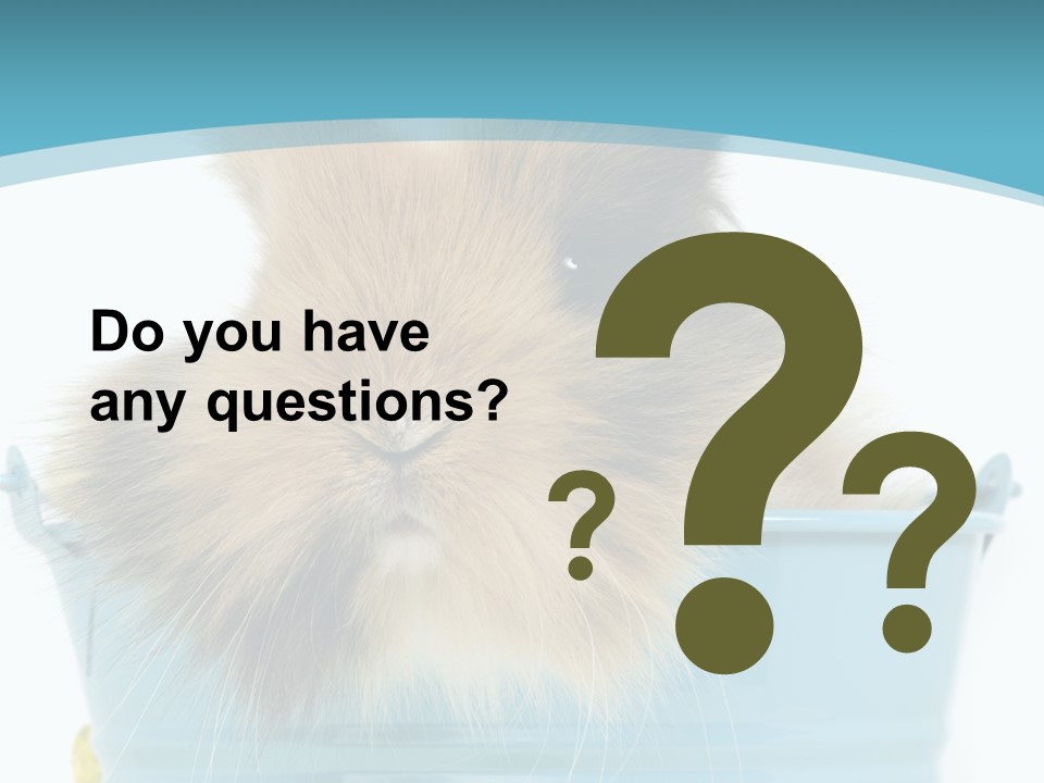 Flauschig Nagetier Ohren PowerPoint Template