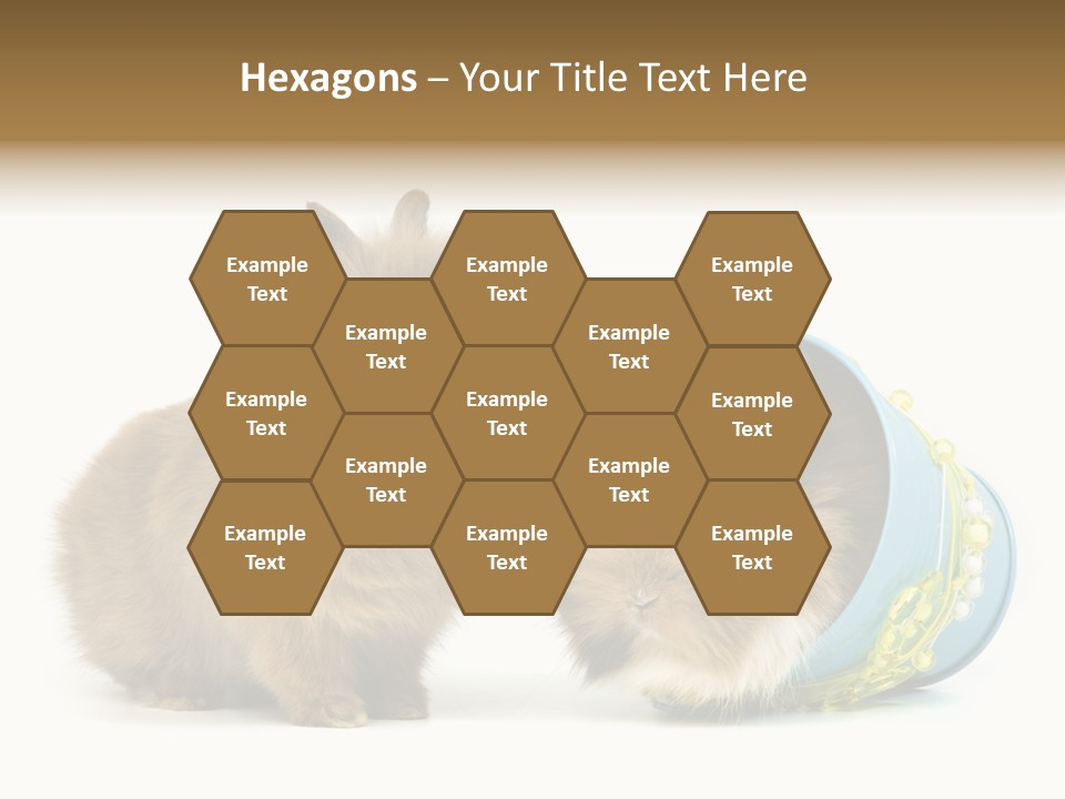 Deko Weich Osterhase PowerPoint Template