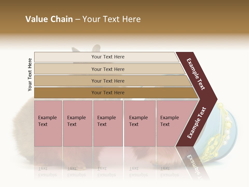 Deko Weich Osterhase PowerPoint Template