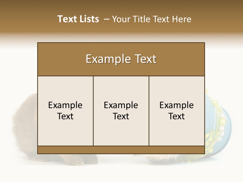 Deko Weich Osterhase PowerPoint Template