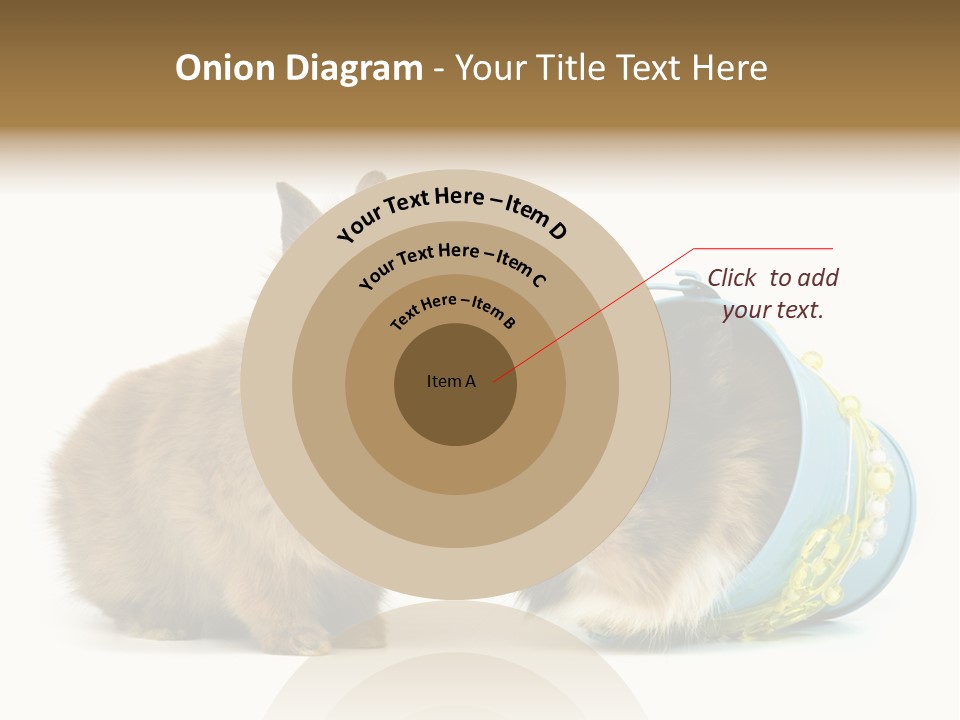 Deko Weich Osterhase PowerPoint Template