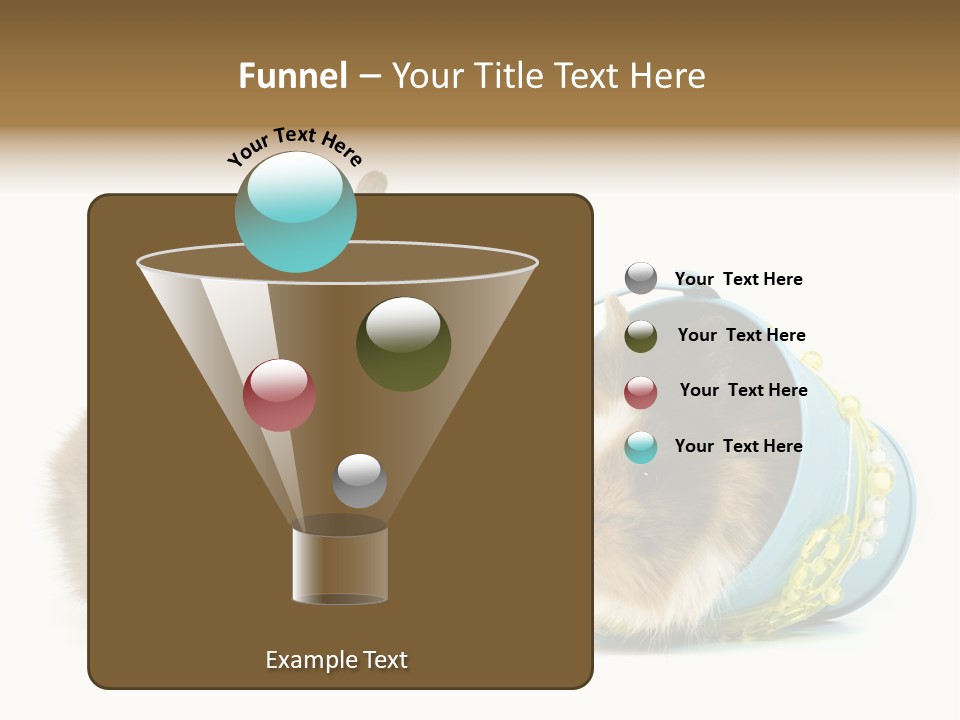 Deko Weich Osterhase PowerPoint Template