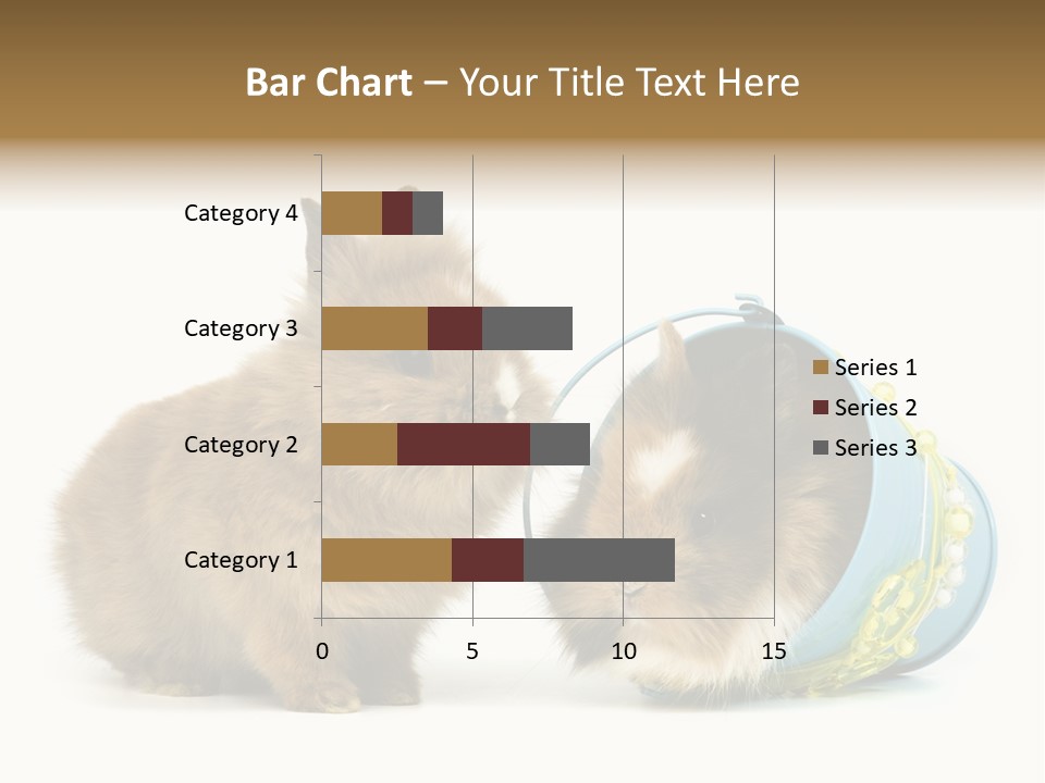 Deko Weich Osterhase PowerPoint Template