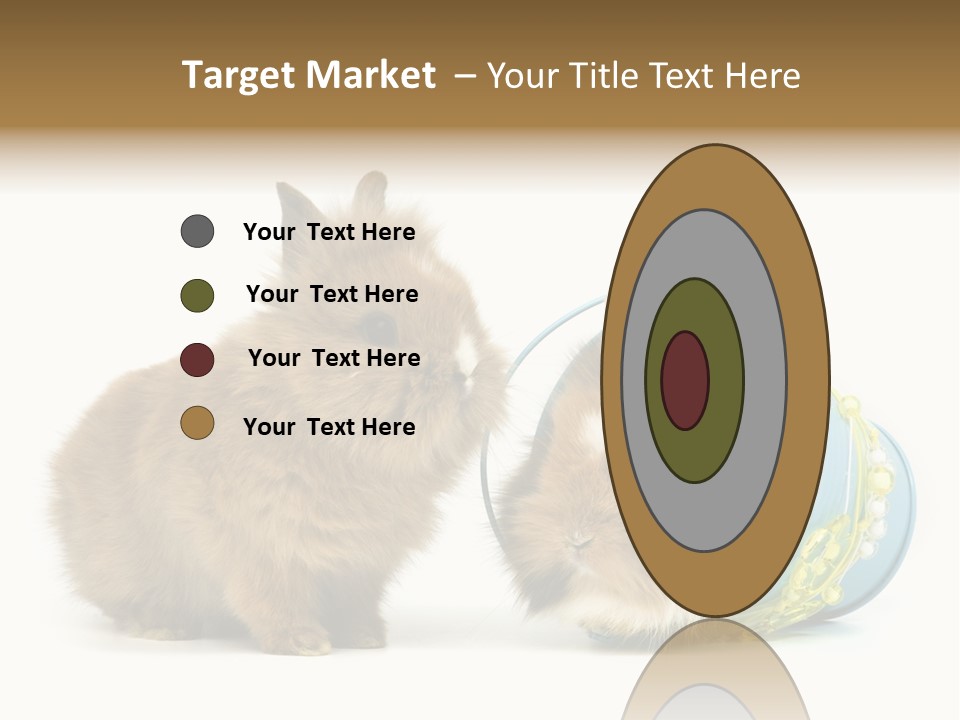 Deko Weich Osterhase PowerPoint Template