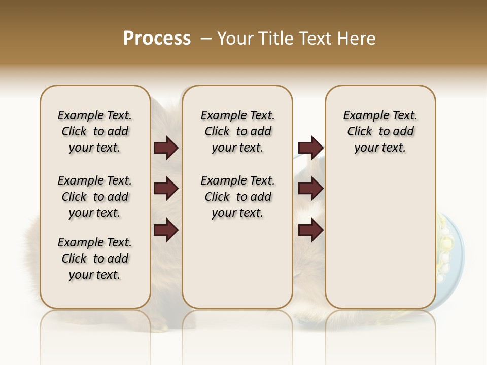 Deko Weich Osterhase PowerPoint Template