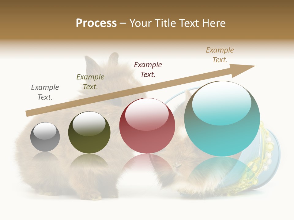 Deko Weich Osterhase PowerPoint Template