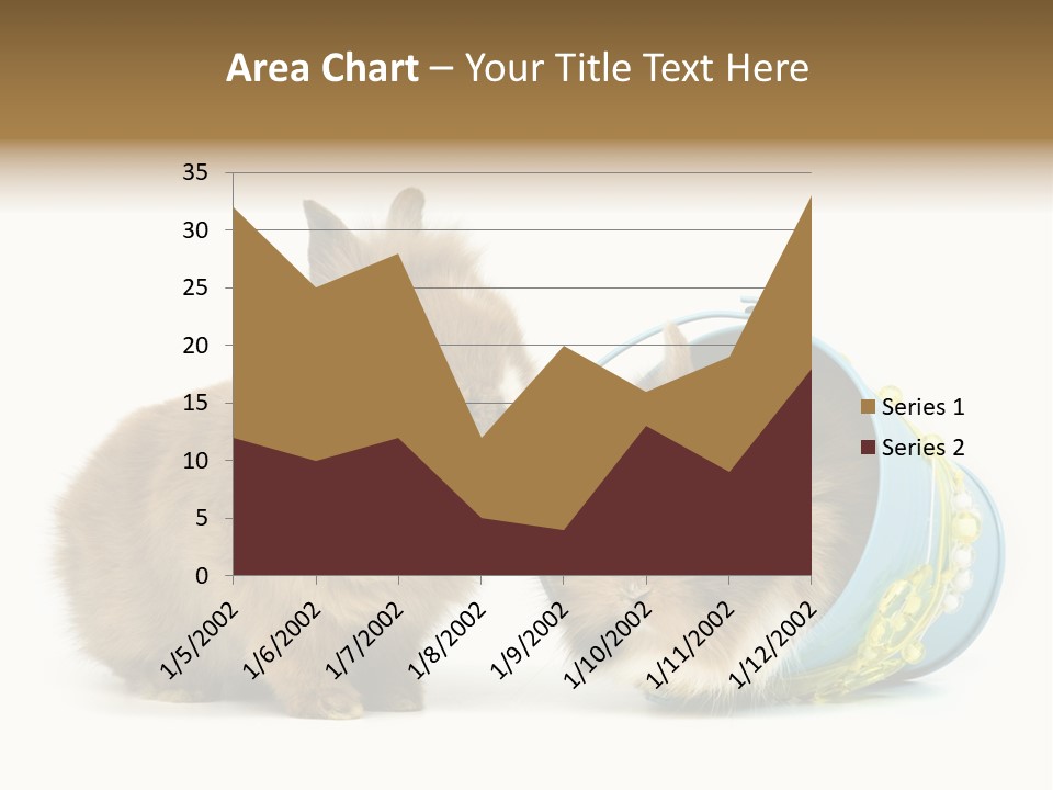 Deko Weich Osterhase PowerPoint Template