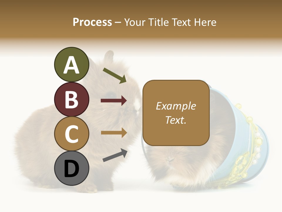 Deko Weich Osterhase PowerPoint Template