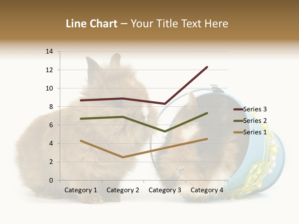 Deko Weich Osterhase PowerPoint Template