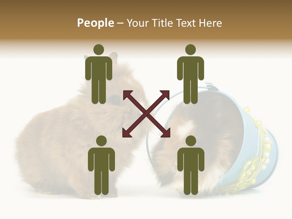 Deko Weich Osterhase PowerPoint Template