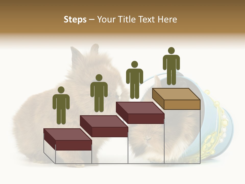 Deko Weich Osterhase PowerPoint Template