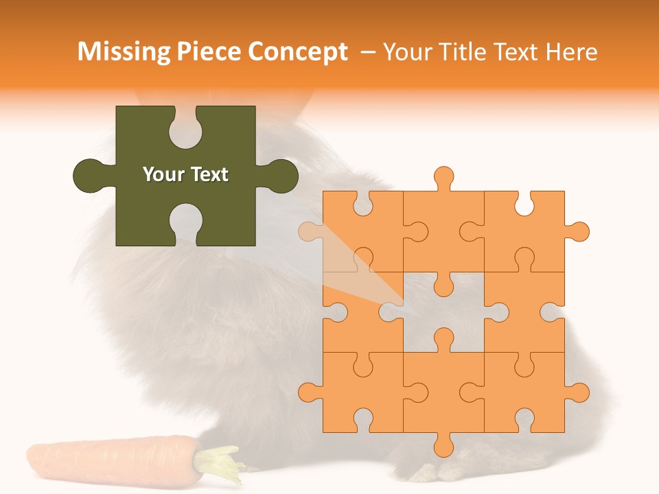Rabbit Soft Puppy PowerPoint Template