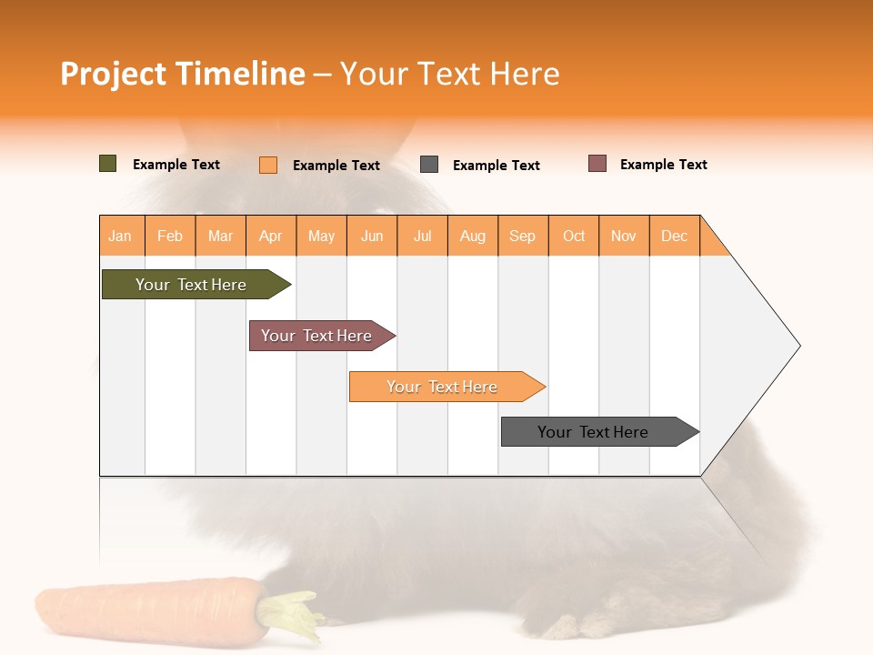 Rabbit Soft Puppy PowerPoint Template