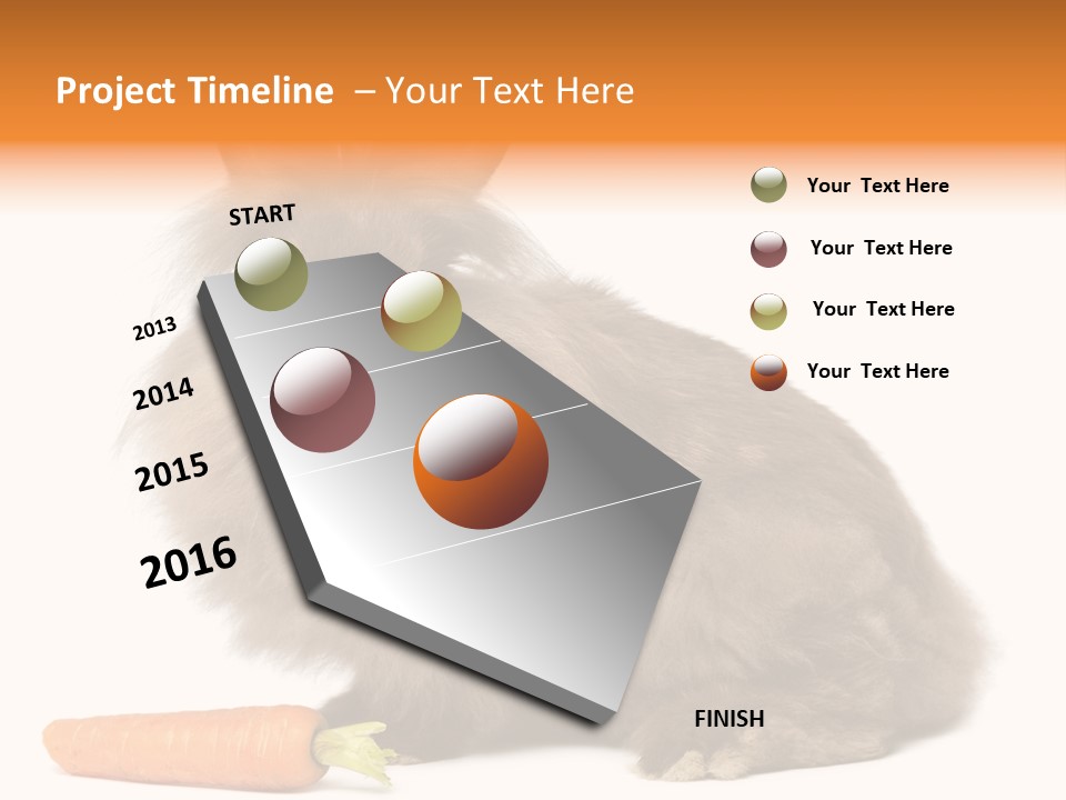 Rabbit Soft Puppy PowerPoint Template