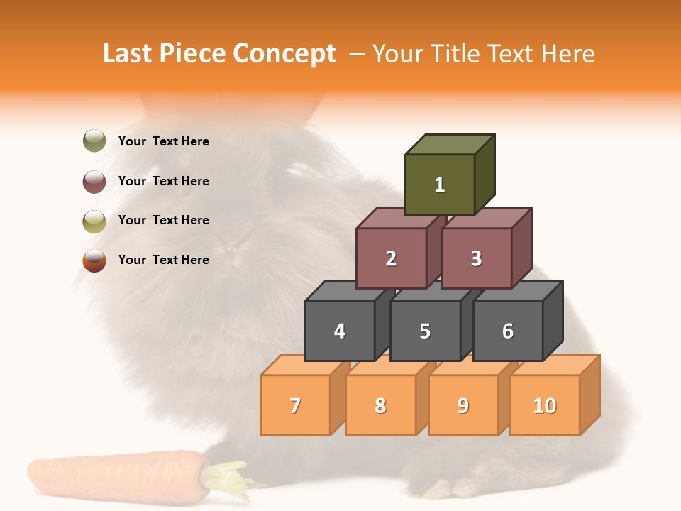 Rabbit Soft Puppy PowerPoint Template