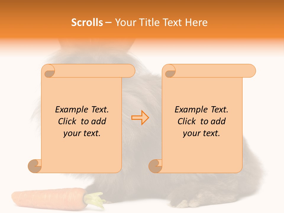 Rabbit Soft Puppy PowerPoint Template