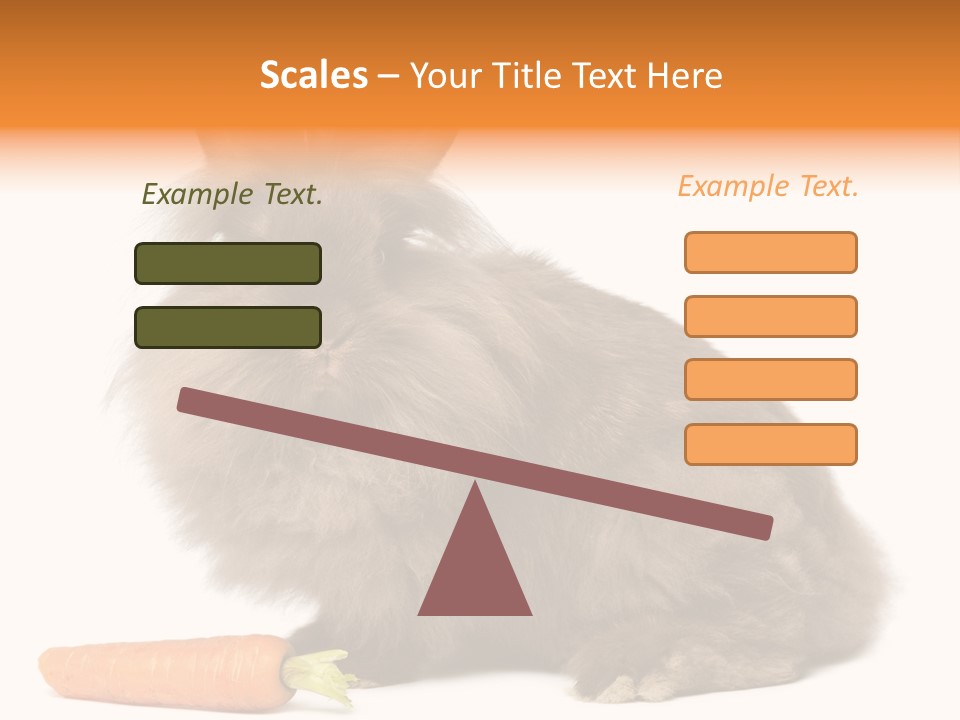 Rabbit Soft Puppy PowerPoint Template