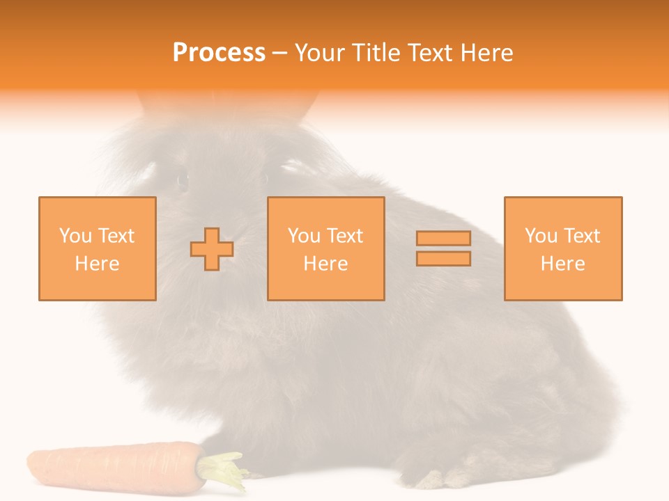 Rabbit Soft Puppy PowerPoint Template