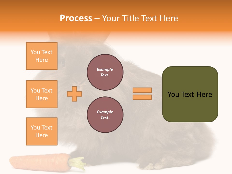 Rabbit Soft Puppy PowerPoint Template