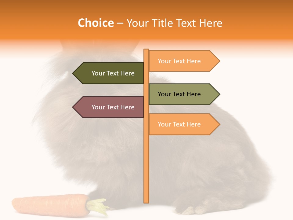 Rabbit Soft Puppy PowerPoint Template