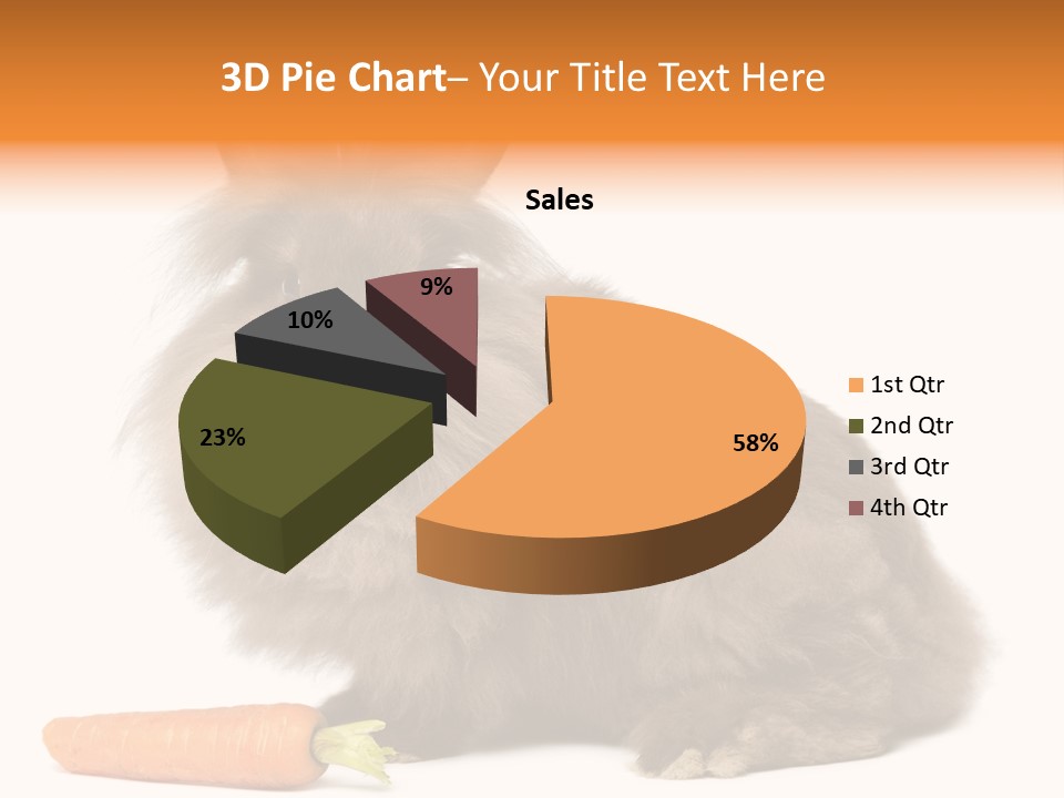 Rabbit Soft Puppy PowerPoint Template