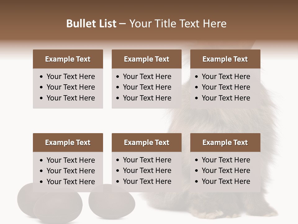 Chocolate Soft Animal PowerPoint Template