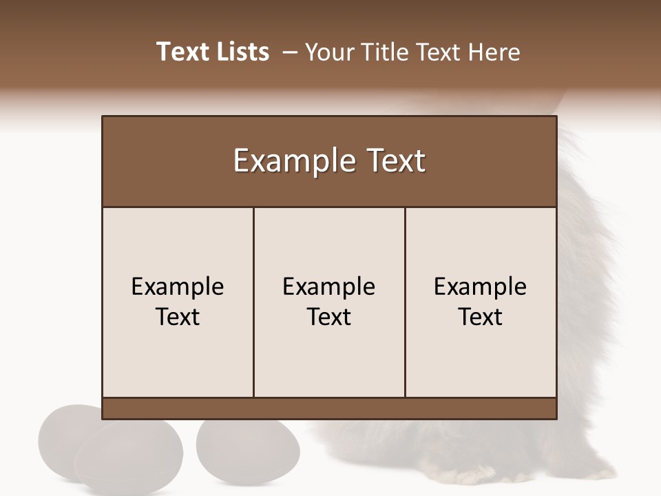Chocolate Soft Animal PowerPoint Template