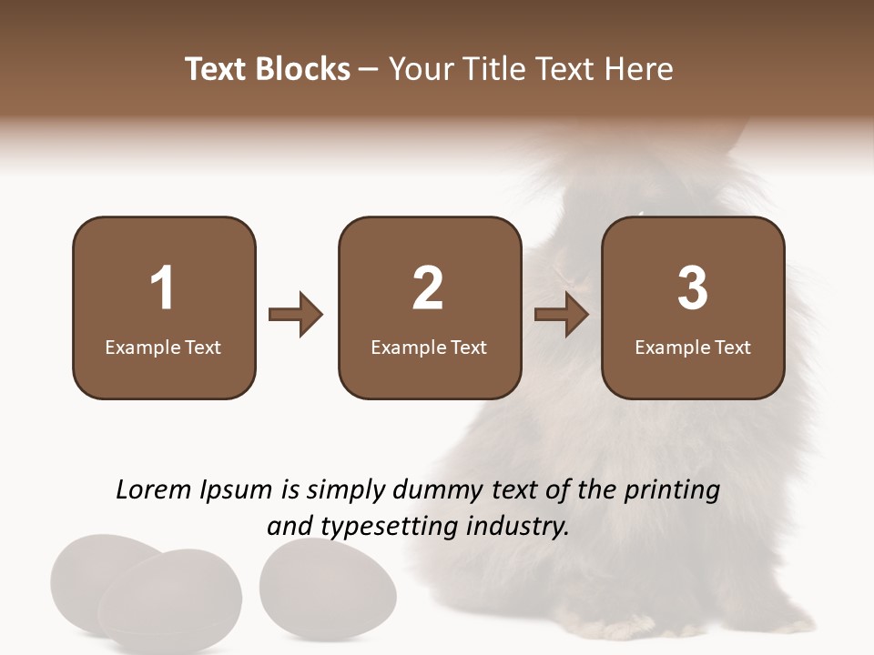 Chocolate Soft Animal PowerPoint Template