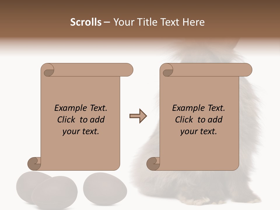 Chocolate Soft Animal PowerPoint Template