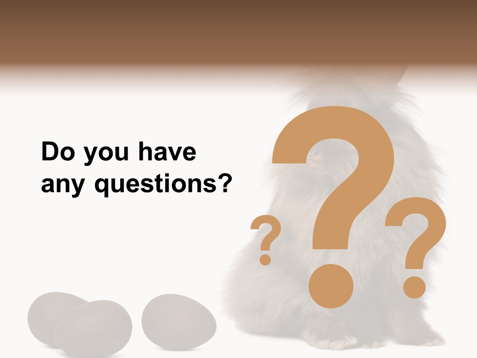 Chocolate Soft Animal PowerPoint Template