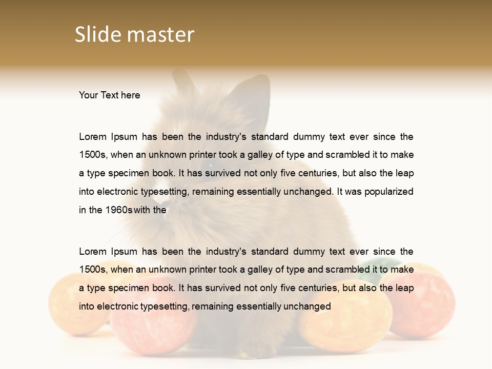 Tradition Braun Niedlich PowerPoint Template