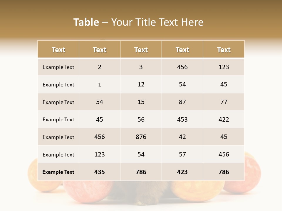 Tradition Braun Niedlich PowerPoint Template