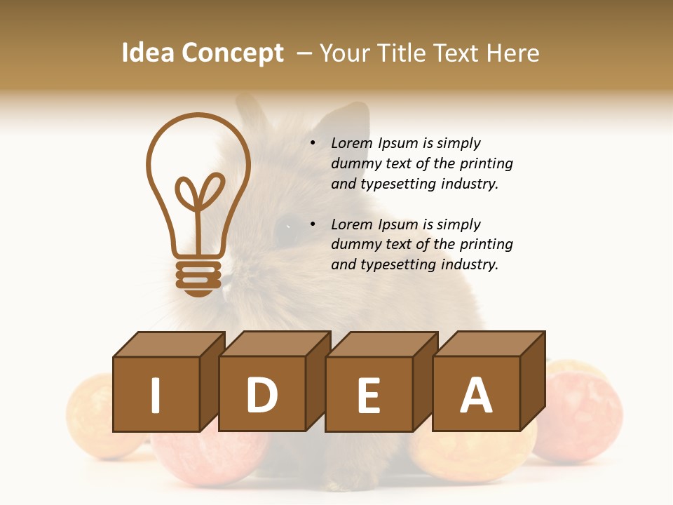 Tradition Braun Niedlich PowerPoint Template