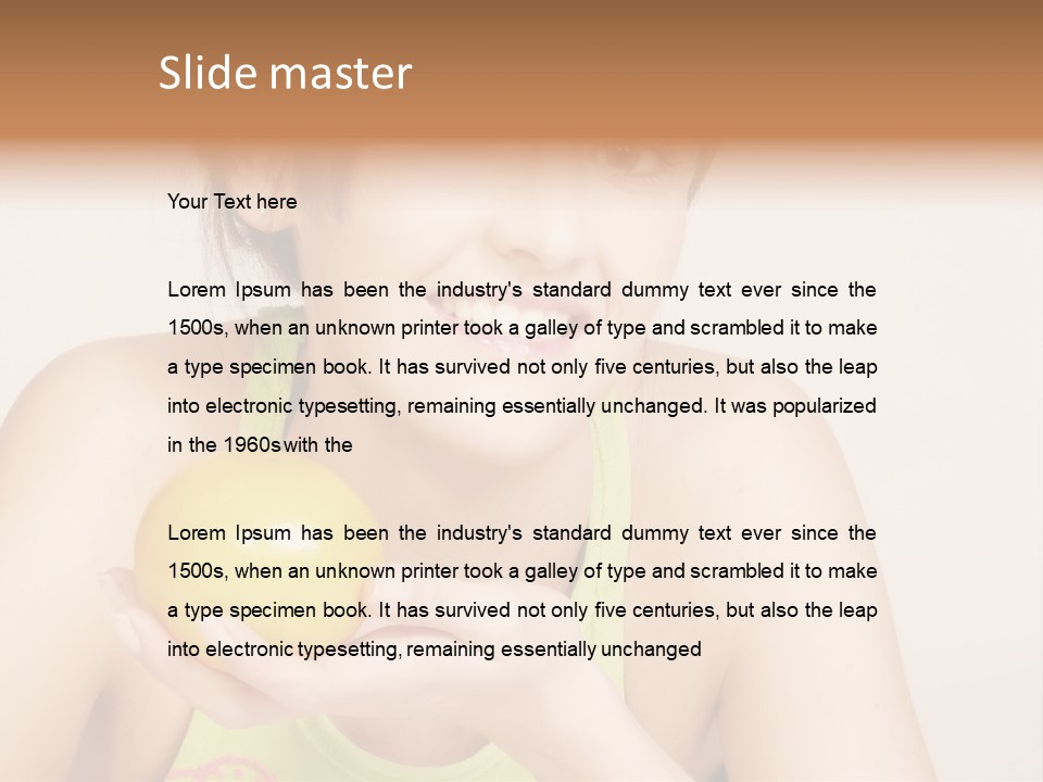 Vitamine Sch Niedlich PowerPoint Template