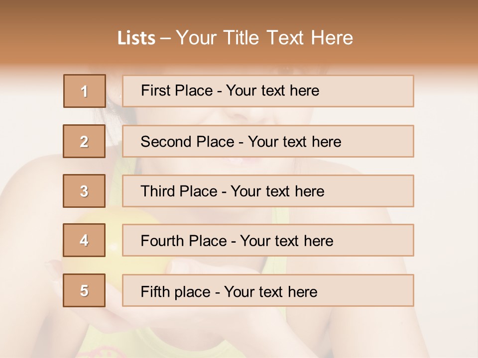 Vitamine Sch Niedlich PowerPoint Template