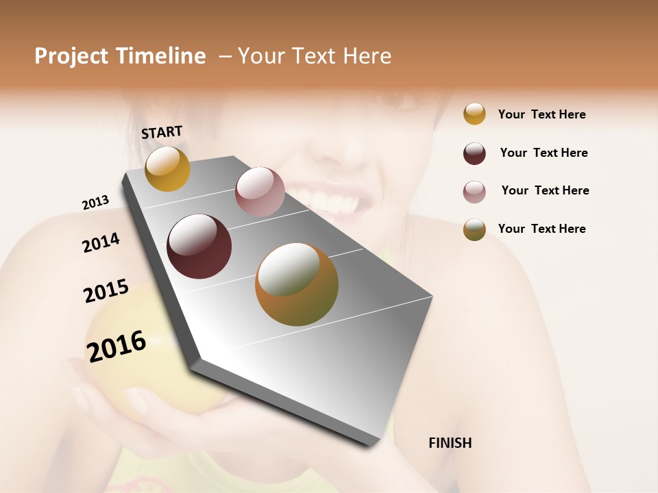 Vitamine Sch Niedlich PowerPoint Template