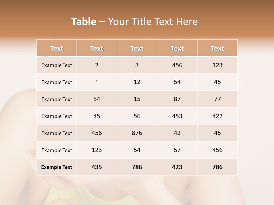 Vitamine Sch Niedlich PowerPoint Template