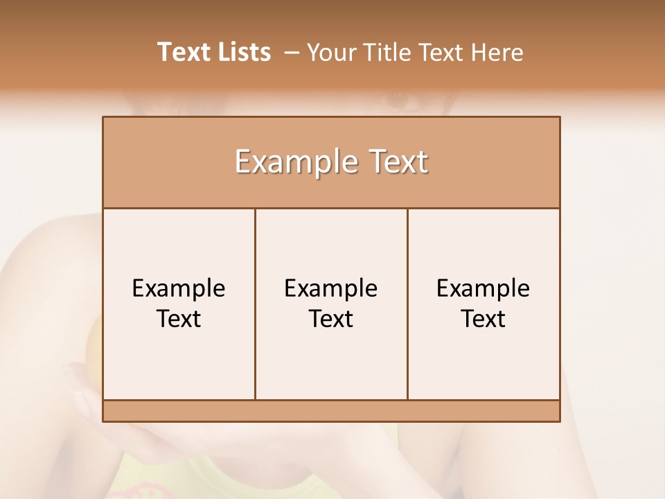 Vitamine Sch Niedlich PowerPoint Template