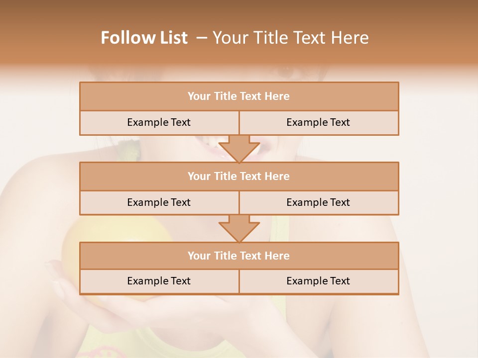 Vitamine Sch Niedlich PowerPoint Template