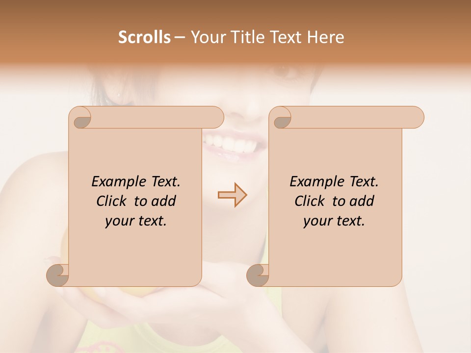 Vitamine Sch Niedlich PowerPoint Template