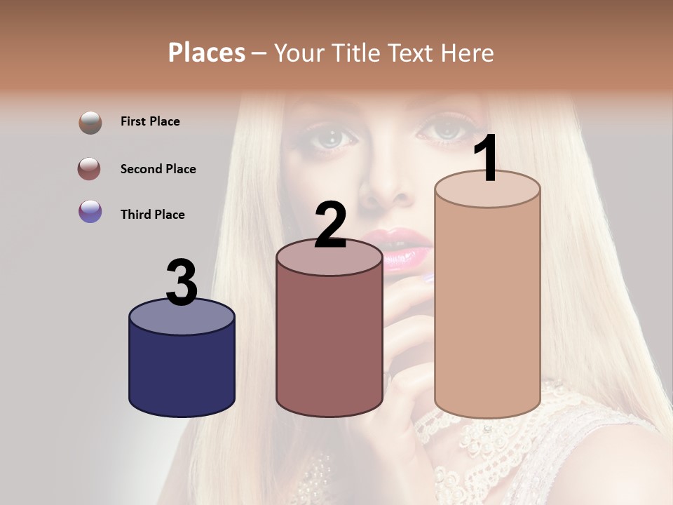 Hands Sensual Eyes PowerPoint Template