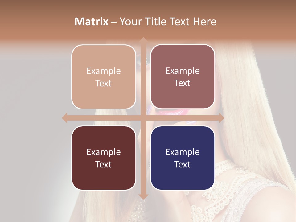 Hands Sensual Eyes PowerPoint Template