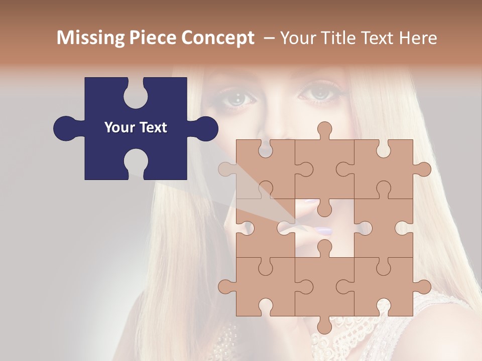 Hands Sensual Eyes PowerPoint Template