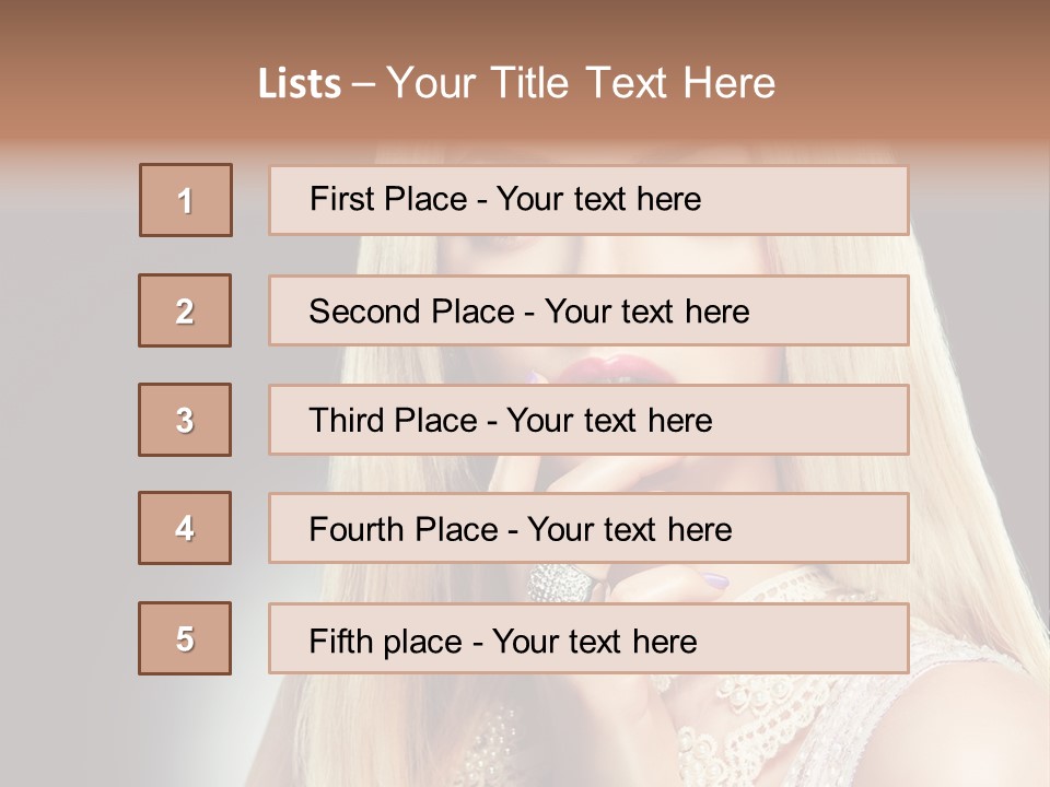Hands Sensual Eyes PowerPoint Template