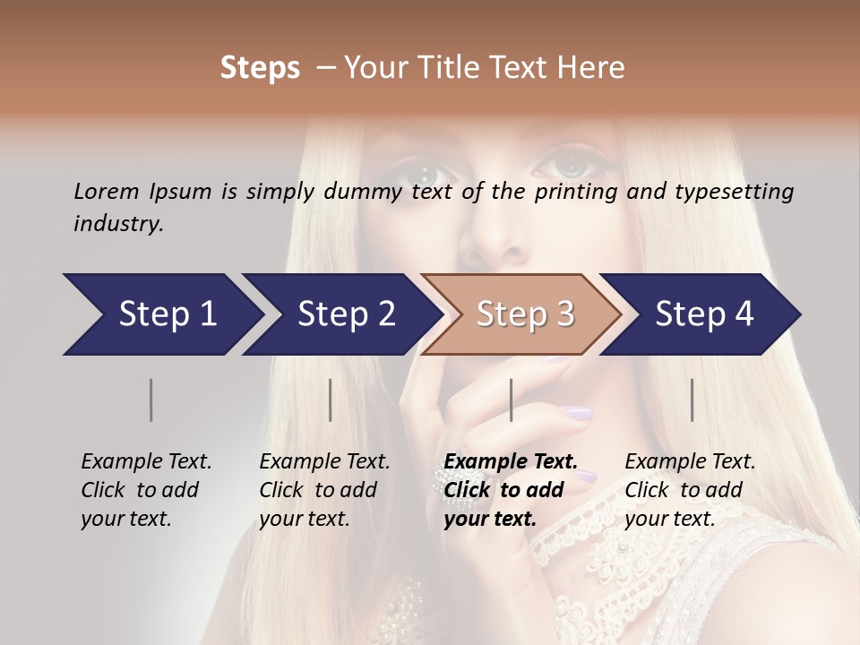Hands Sensual Eyes PowerPoint Template