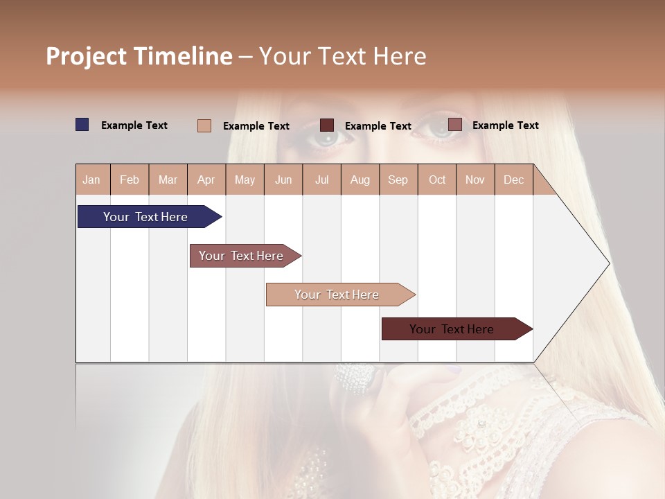 Hands Sensual Eyes PowerPoint Template