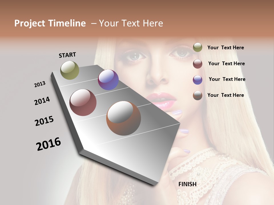 Hands Sensual Eyes PowerPoint Template