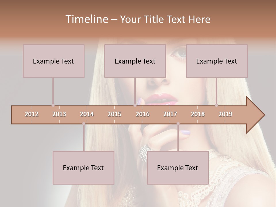 Hands Sensual Eyes PowerPoint Template