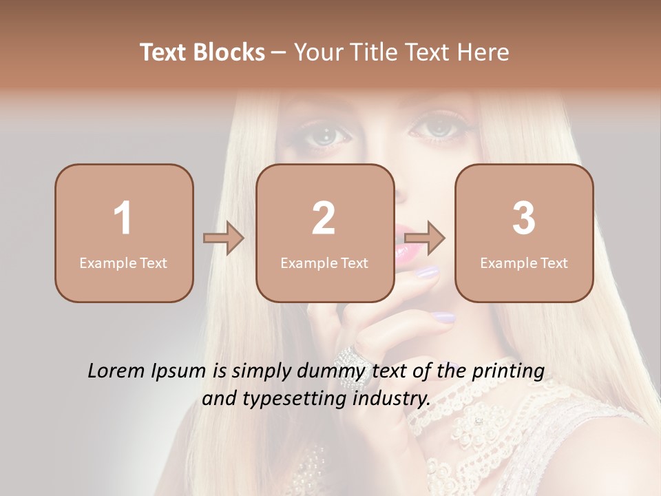 Hands Sensual Eyes PowerPoint Template