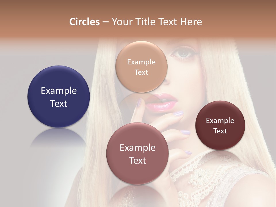 Hands Sensual Eyes PowerPoint Template